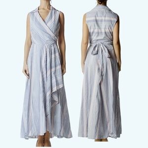 Calvin Klein long wrap dress